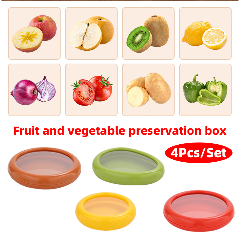 Kitchen Gadgets Modern - 4Pcs Kitchen Storage Box Fruit Vegetable