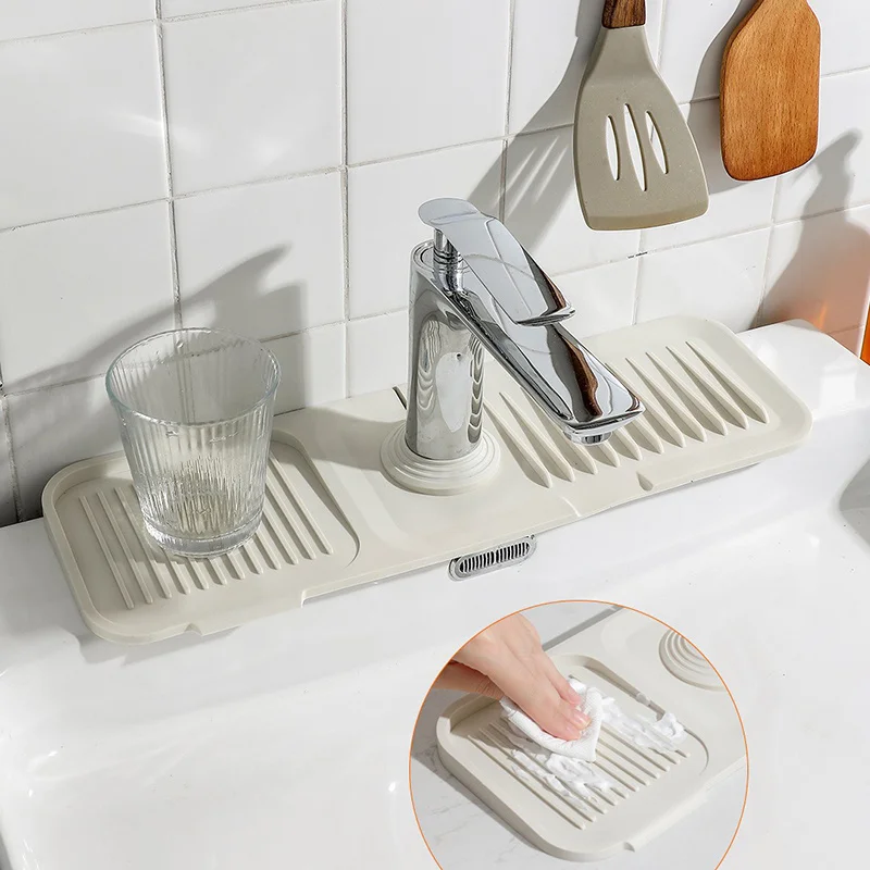 Kitchen Gadgets Modern - Kitchen Silicone Splash Pad Sink Faucet