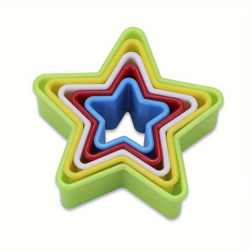Kitchen Gadgets Oxo - 1/2/3PCS Star Shaped Cookie Cutters, Plastic