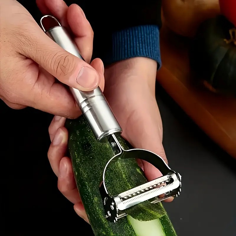 Kitchen Helper Gadgets - Stainless Steel Multi-Purpose Peeler & Slicer