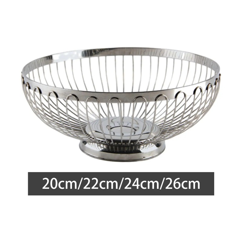 Kitchen Gadgets Modern - Stainless Steel Fruit Basket Countertop Fruit
