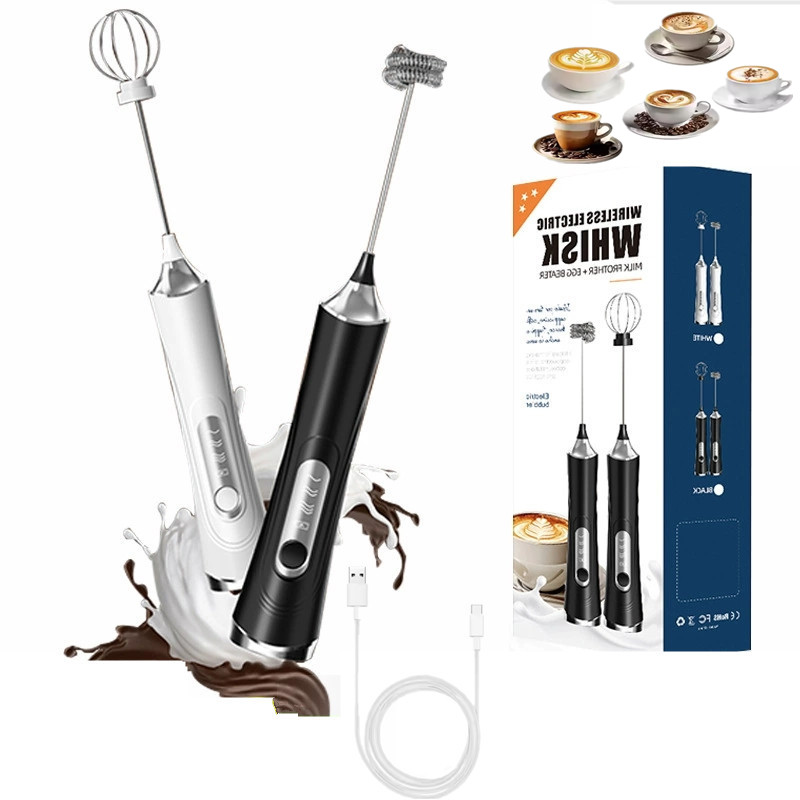 Kitchen Gadgets Blender - USB Electric Milk Frother Handheld Milk