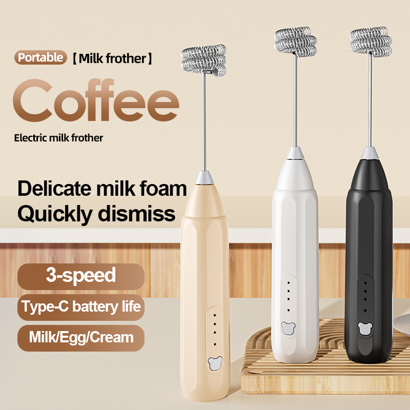 Kitchen Gadgets Blender - USB Rechargeable Electric Handheld Egg Beater,