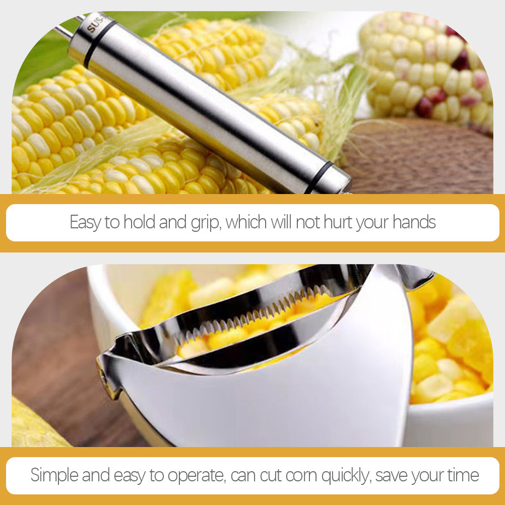 3Pcs Corn Thresher Stainless S - Kitchen Gadgets Useful recension och pris