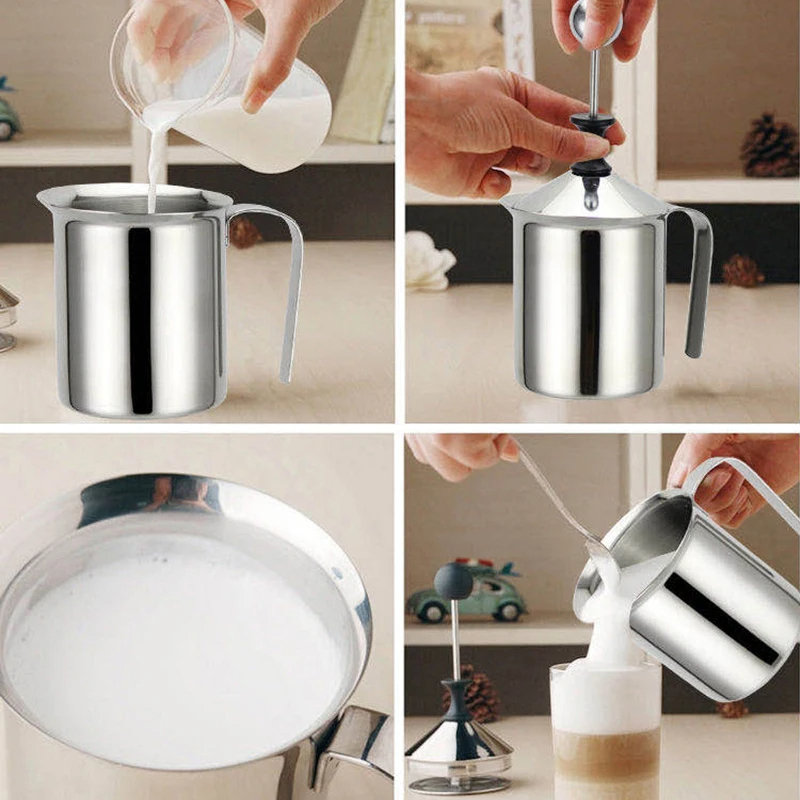 400ML Stainless Milk Frother F - Kitchen Gadgets Blender recension och pris