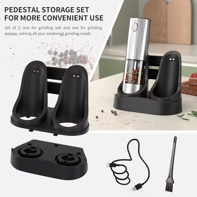 1/2PCS Electric Salt And Peppe - Kitchen Gadgets Useful recension och pris