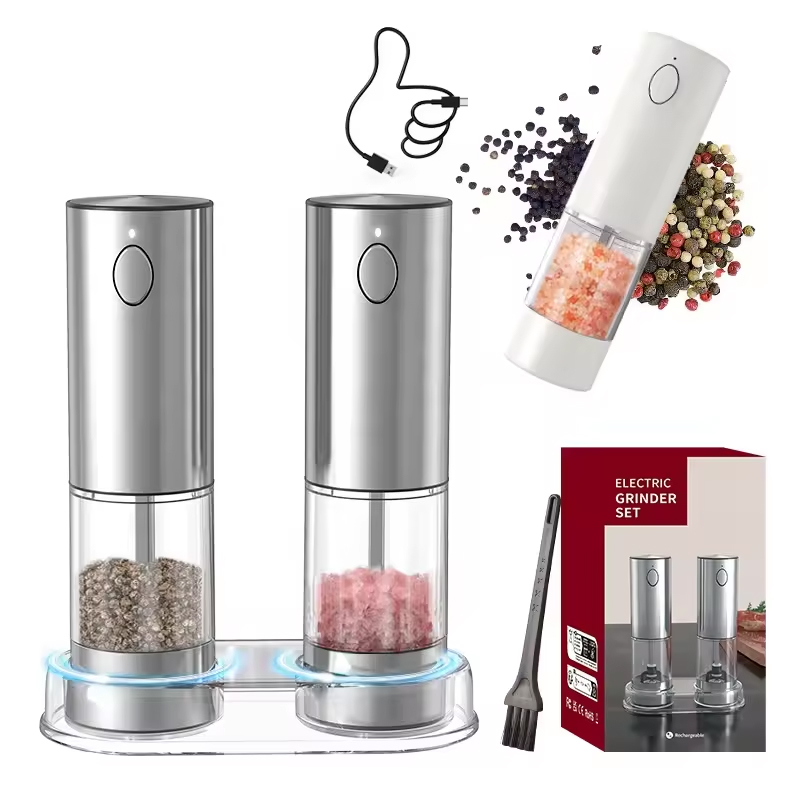 1/2PCS Electric Salt And Peppe - Kitchen Gadgets Useful recension och pris