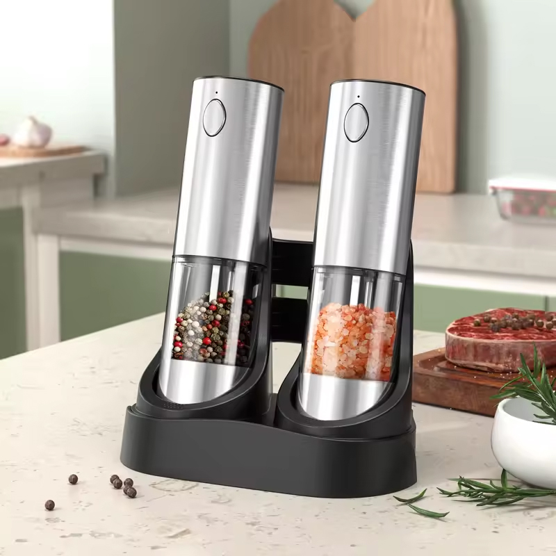1/2PCS Electric Salt And Peppe - Kitchen Gadgets Useful recension och pris