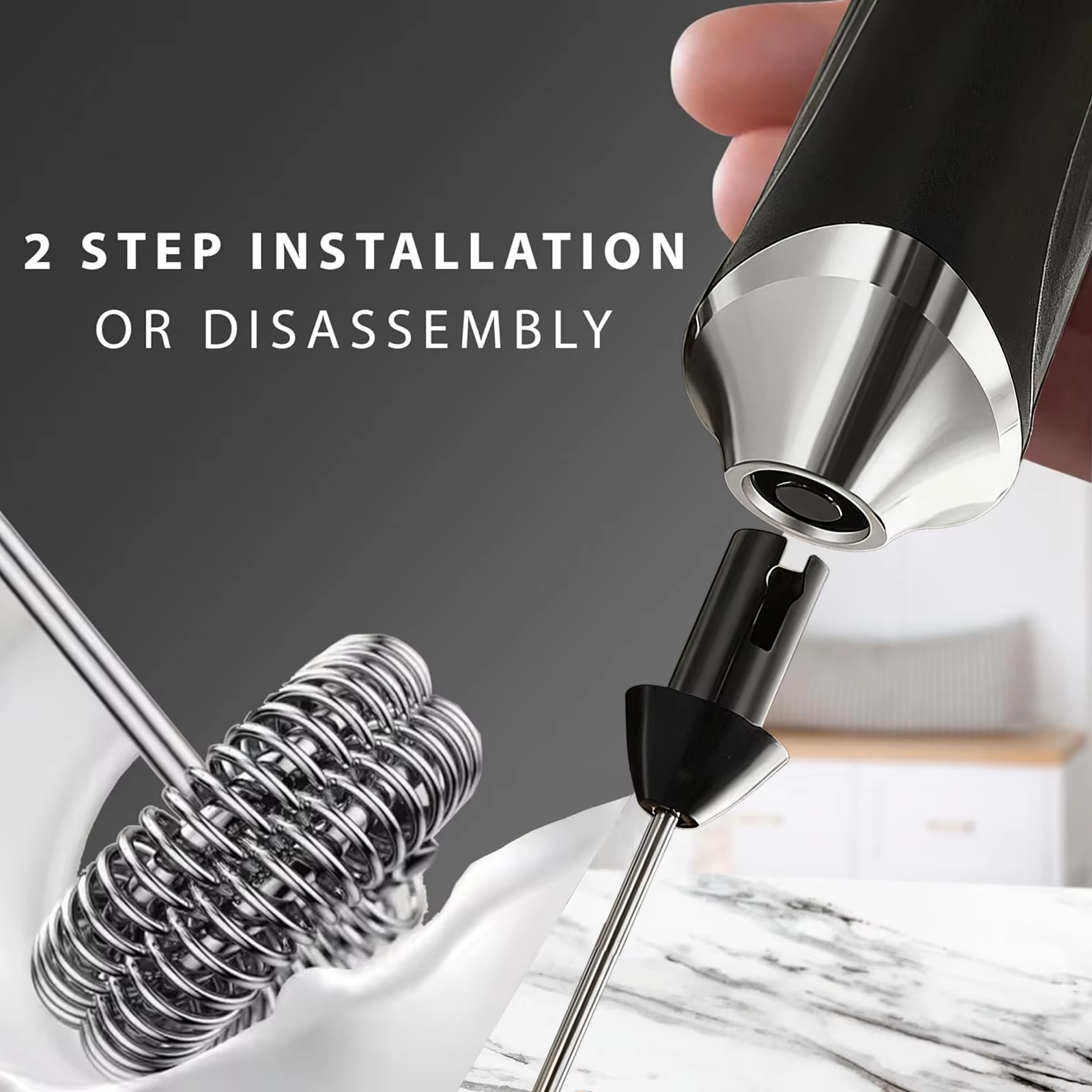 Electric milk frother, milk co - Kitchen Gadgets Blender recension och pris