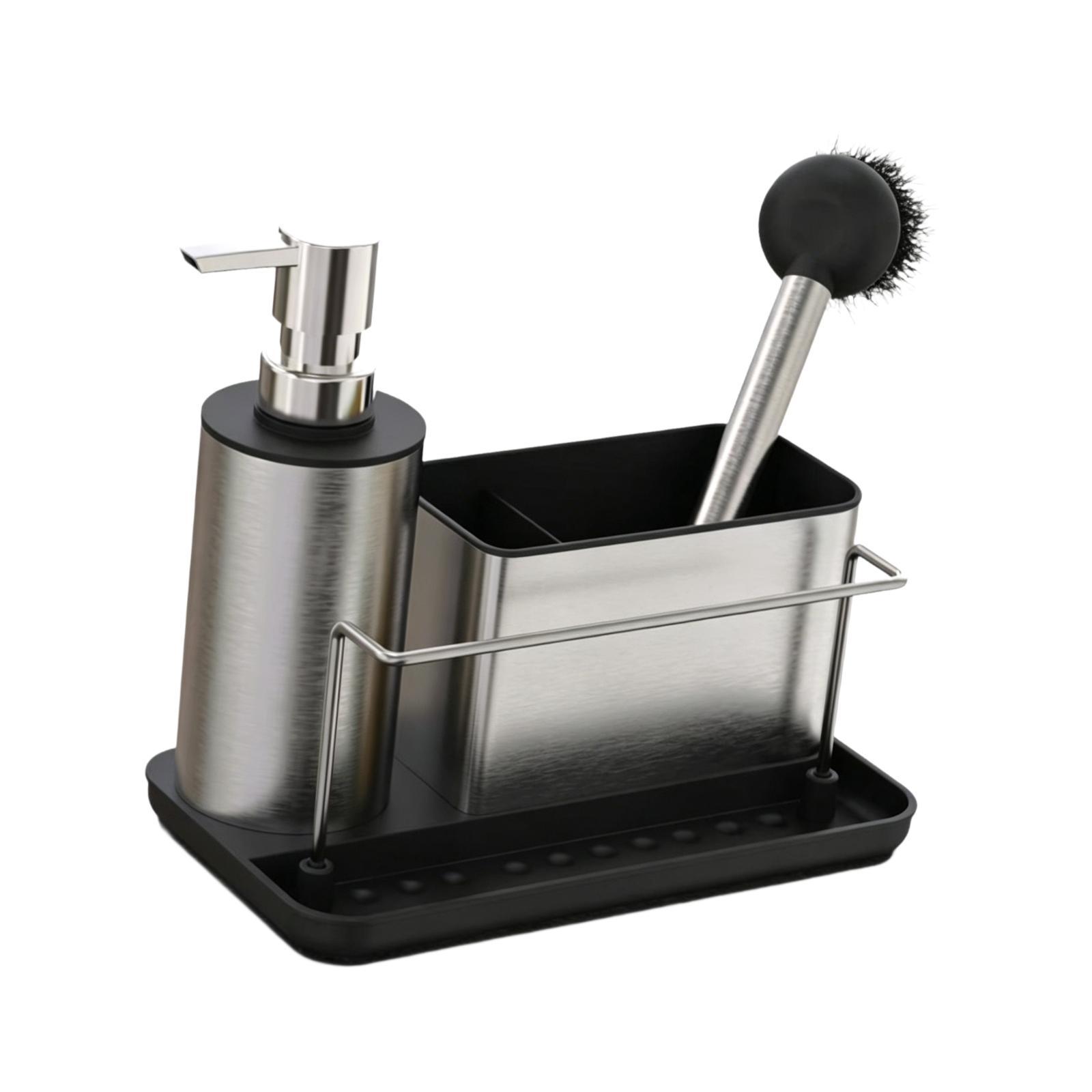 Kitchen Soap Dispenser with Sp - Kitchen Gadgets Dispenser Brush Holder recension och pris