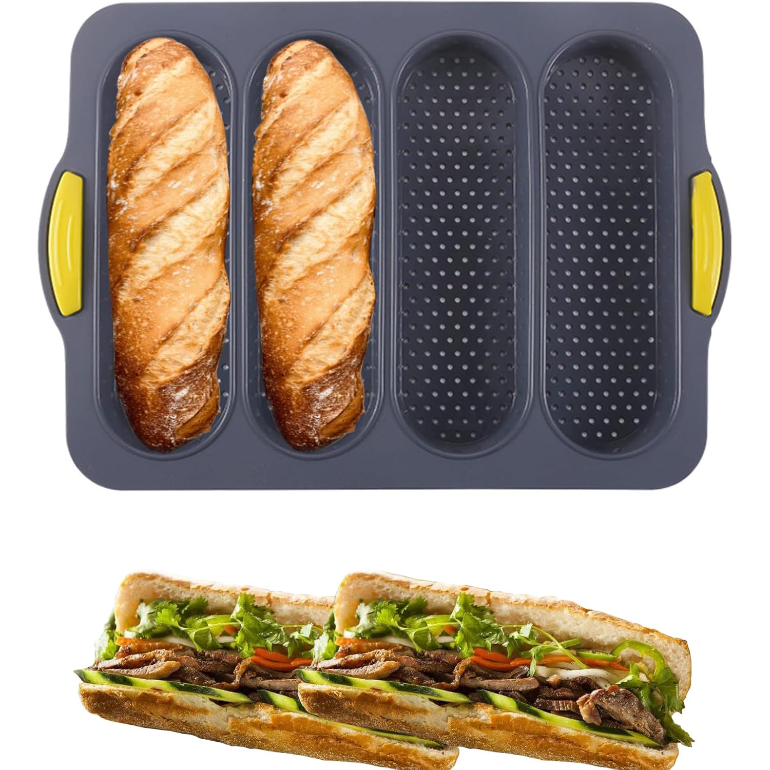 4-cavity Silicone Bread Loaf P - Kitchen Gadgets Oxo recension och pris