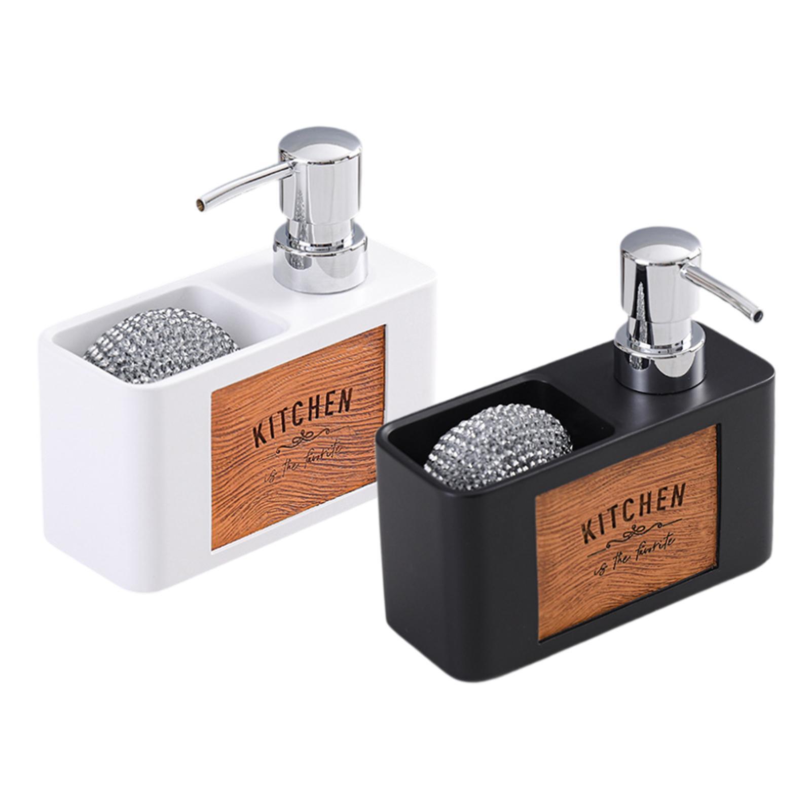 Kitchen Soap Dispenser with Sp - Kitchen Gadgets Dispenser Brush Holder recension och pris