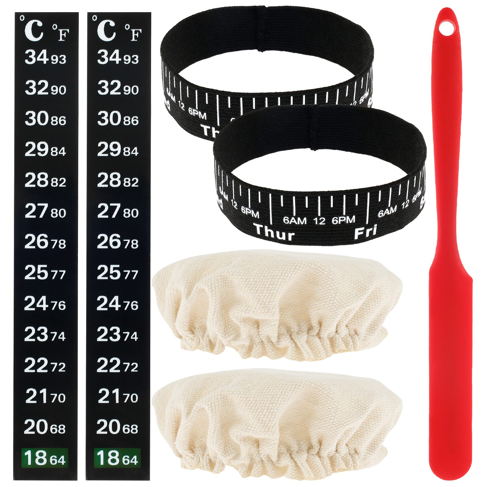 7Pcs Dough Starter Jar Laber S - Kitchen Gadgets Under 100 recension och pris