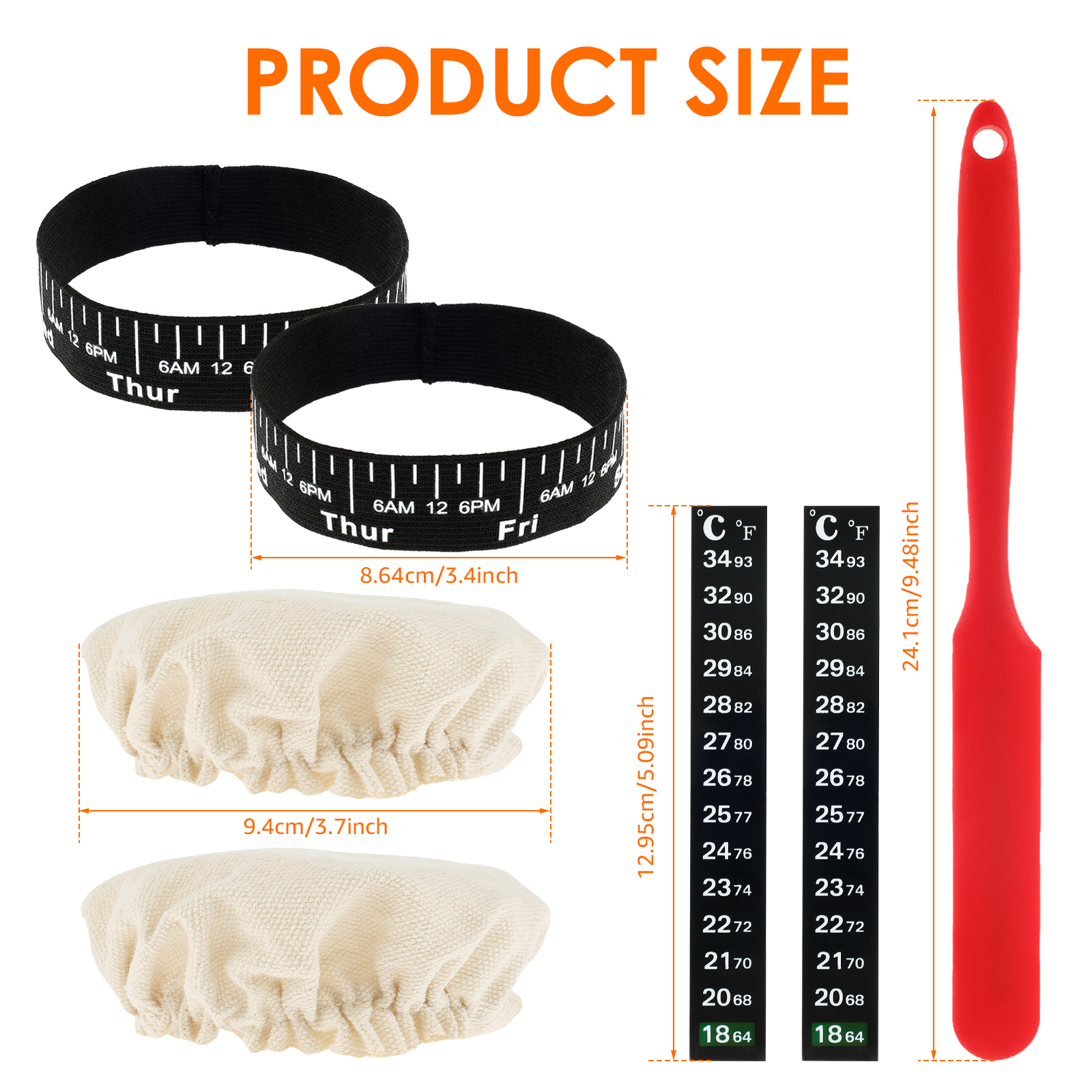 7Pcs Dough Starter Jar Laber S - Kitchen Gadgets Under 100 recension och pris
