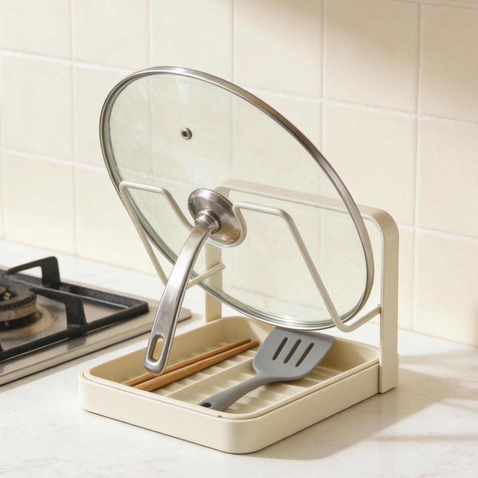 Pot Lid Organizer Anti-Slip Ki - Kitchen Gadgets Under 100 recension och pris