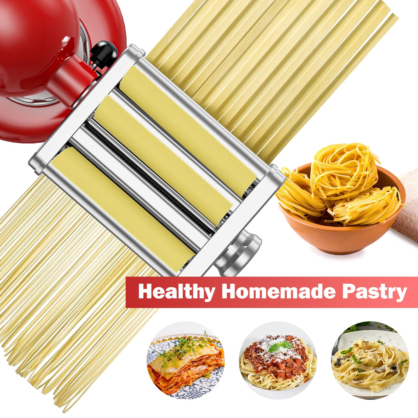 Gvode 3 in 1 Pasta Attachment  - Kitchen Gadgets Useful recension och pris