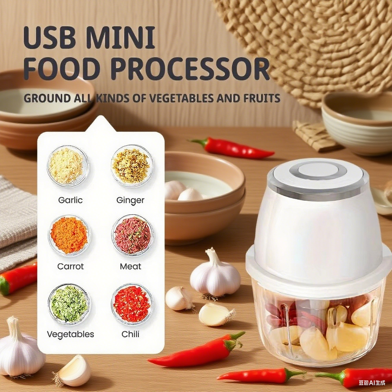 350ML Electric Meat Grinders F - Kitchen Gadgets Blender recension och pris