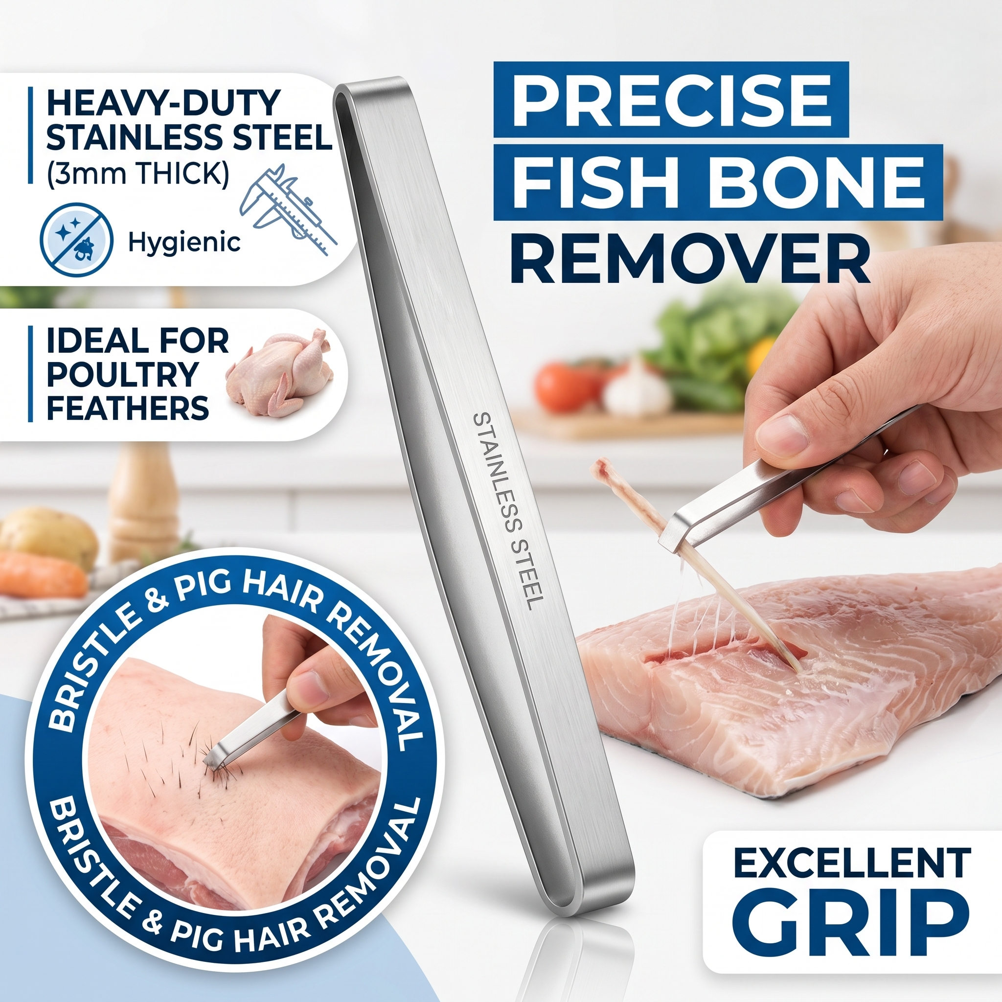 Stainless Steel Flat and Slant - Kitchen Helper Gadgets recension och pris