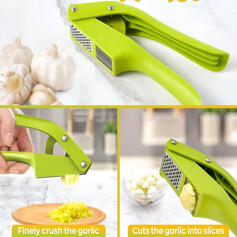 2 in 1 Garlic Ricer and Slicer - Kitchen Gadgets Useful recension och pris